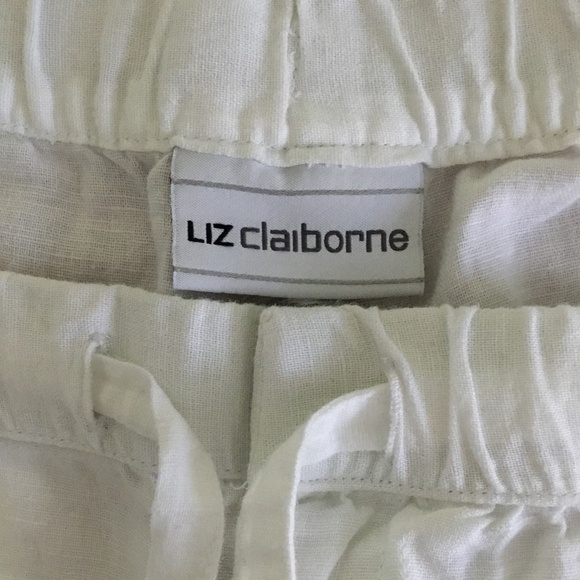 Liz Claiborne linen blend pants size M - Picture 1 of 9